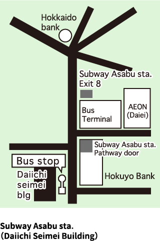 Subway Asabu sta.